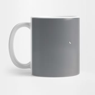 moon in the morning sky Mug